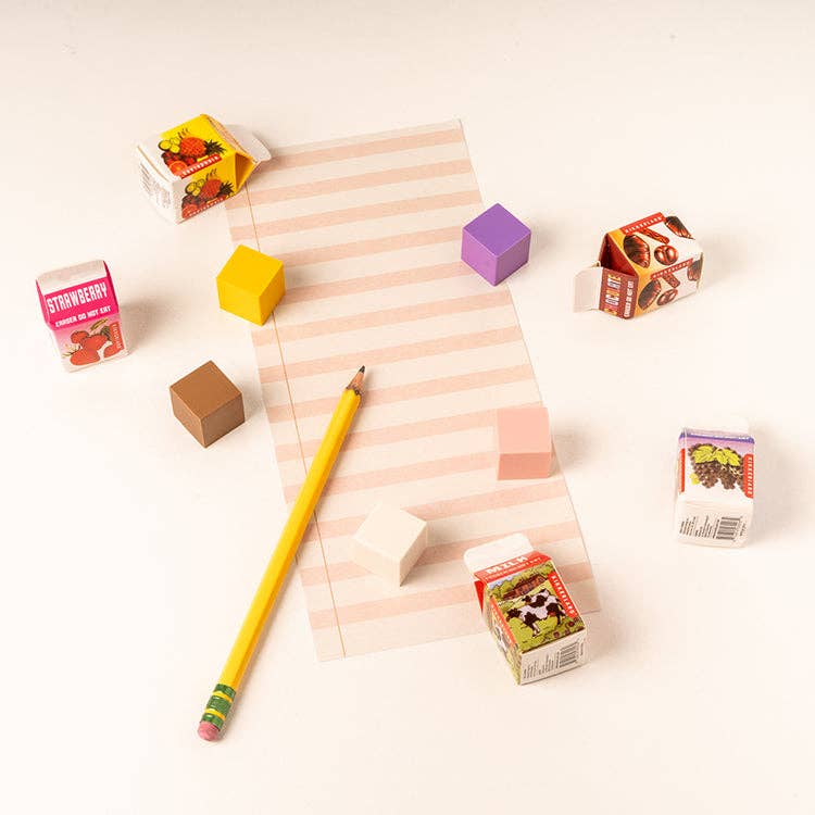 Kikkerland Design Inc - Wholesale Eraser - Scented Erasers 5 Per Set2