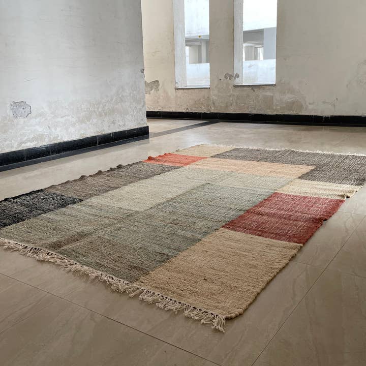 5x8 Ft - Hemp\Cotton Handwoven Kilim, Home Decor, Rug\Carpet for wholesale by Rugs Boutique