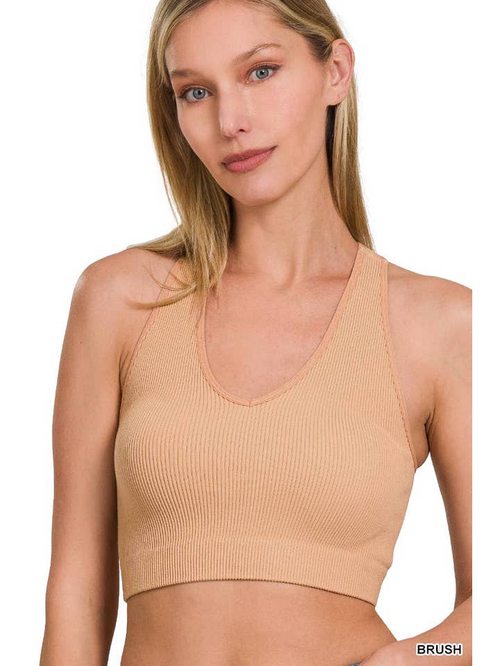 Vanilla Monkey - Wholesale Tank Top - Women's - Ribbed Cropped Racerback Tank Top10