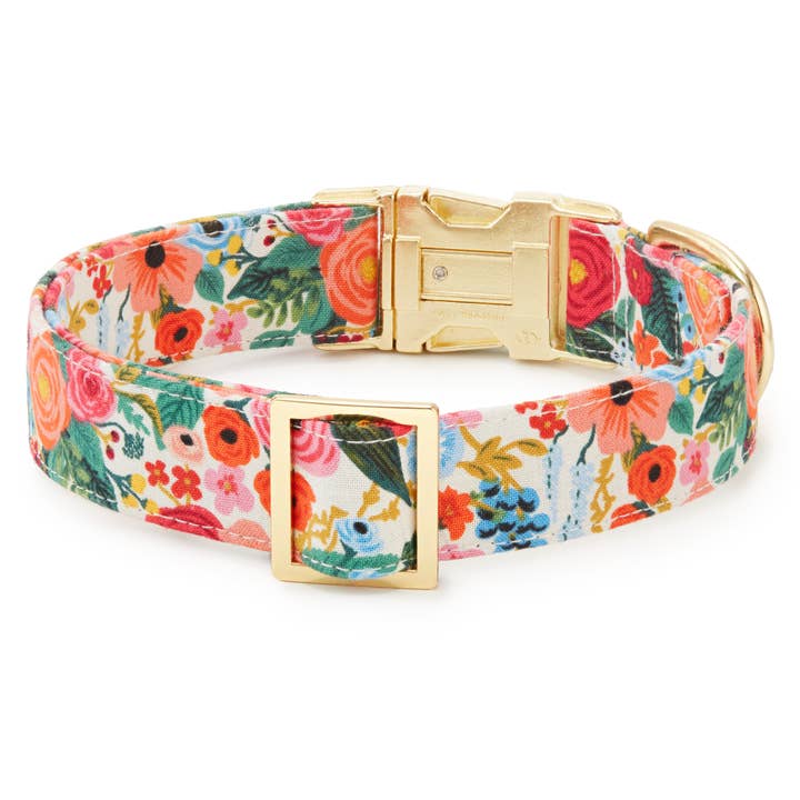 The Foggy Dog - Wholesale Pet Collar - Dog - Rifle Paper Co. x TFD Garden Party Dog Collar