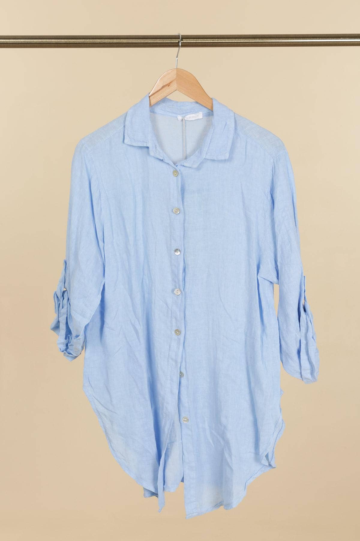 la maison des fibres naturelles - Wholesale Button Down Shirt - Women's - 100% linen shirt 6201593