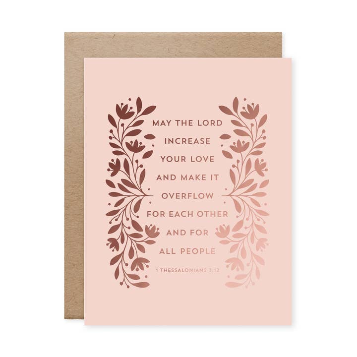 Increase Your Love Card for wholesale by Naomi Paper Co.