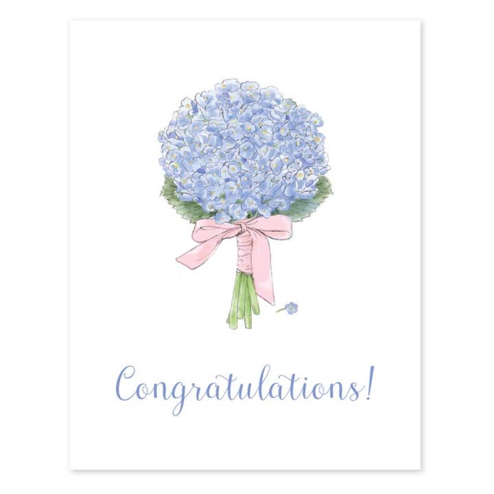 BRUDEBUKET LYKØNSKNINGSKORT for engroshandel hos Donovan Designs