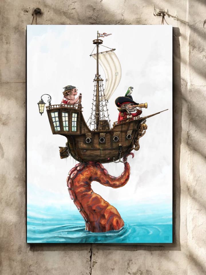 Flying Dutchman | Artist Signed Artwork for wholesale by Mark Ludy Art Books & Games