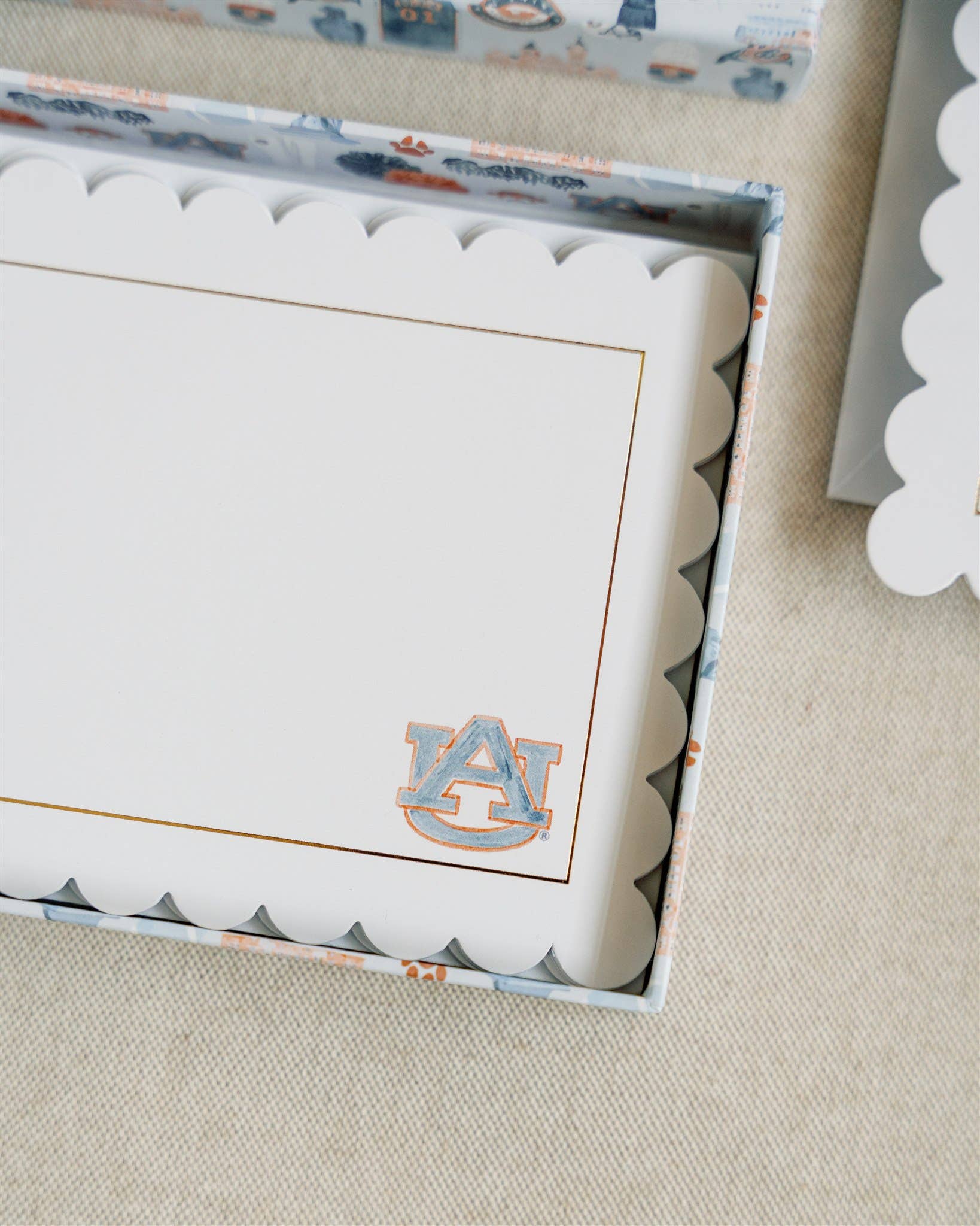 Gracefully Made Art - Wholesale Stationery/Notecard Set - Auburn University Boxed Notecard Set1