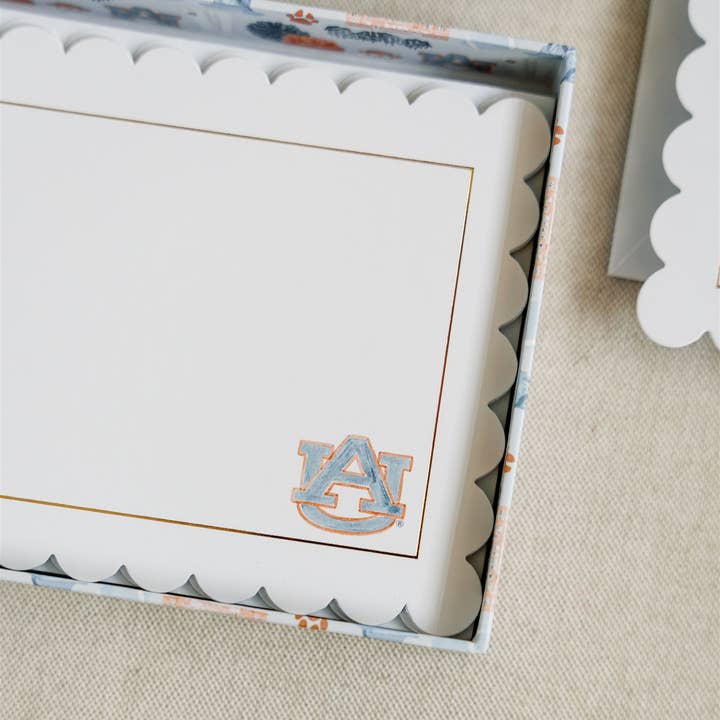 Gracefully Made Art - Wholesale Stationery/Notecard Set - Auburn University Boxed Notecard Set1