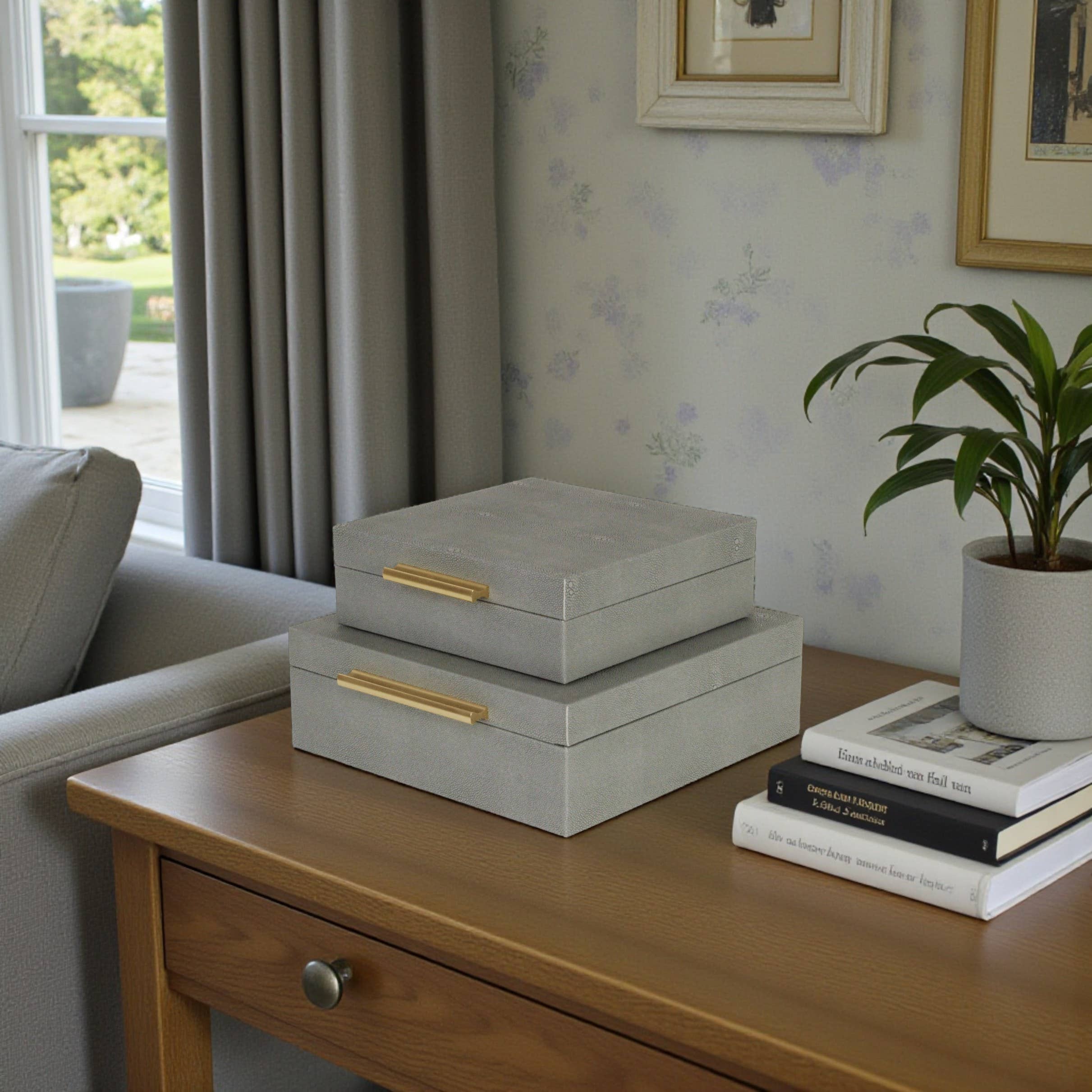 Cheungs Home Decor - Wholesale Decorative Box - Lusan Square Decorative Box Set45