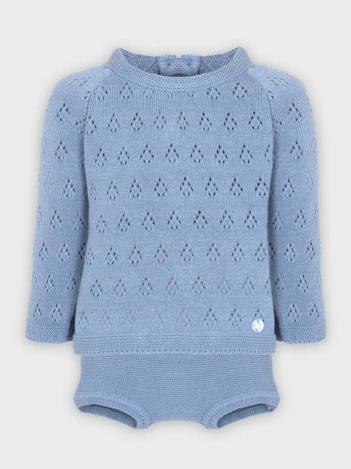 Ensemble tunique et culotte tricotée KNIT SWEET pour la vente par Minhon