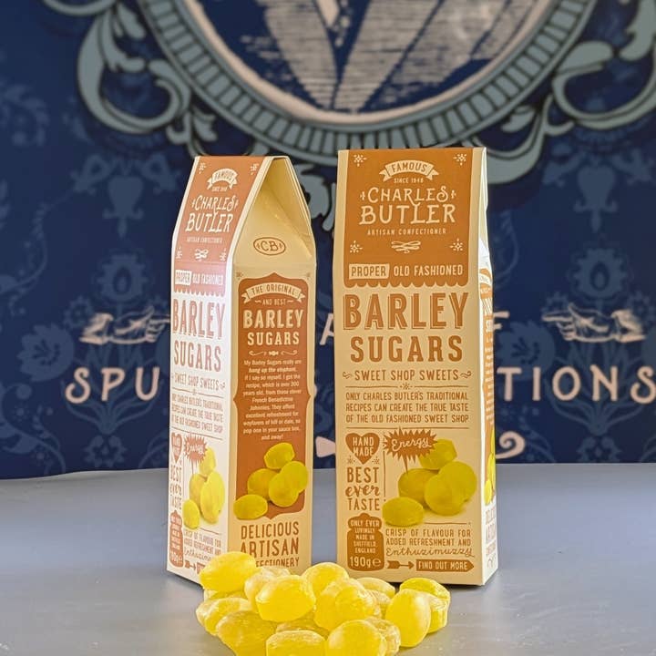 Charles Butler - Wholesale Hard Candy - Charles Butler Barley Sugars 190g