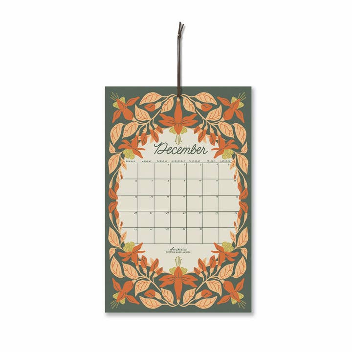 Chelsea Calkins Design - Wholesale Calendar - 2026 Wild Blooms Calendar | 12 Month Floral Wall Calendar 5