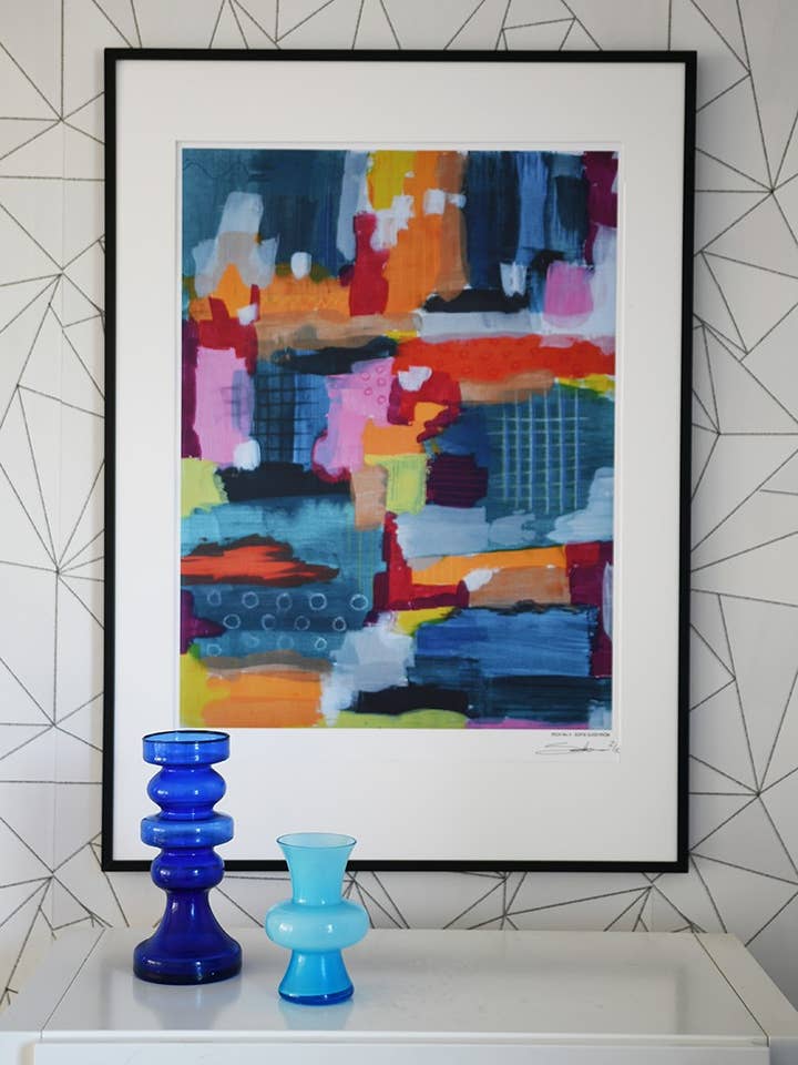 Poster firmato, ricco n. 3, a2 per la vendita all'ingrosso da parte di Sofie Sjöström Design