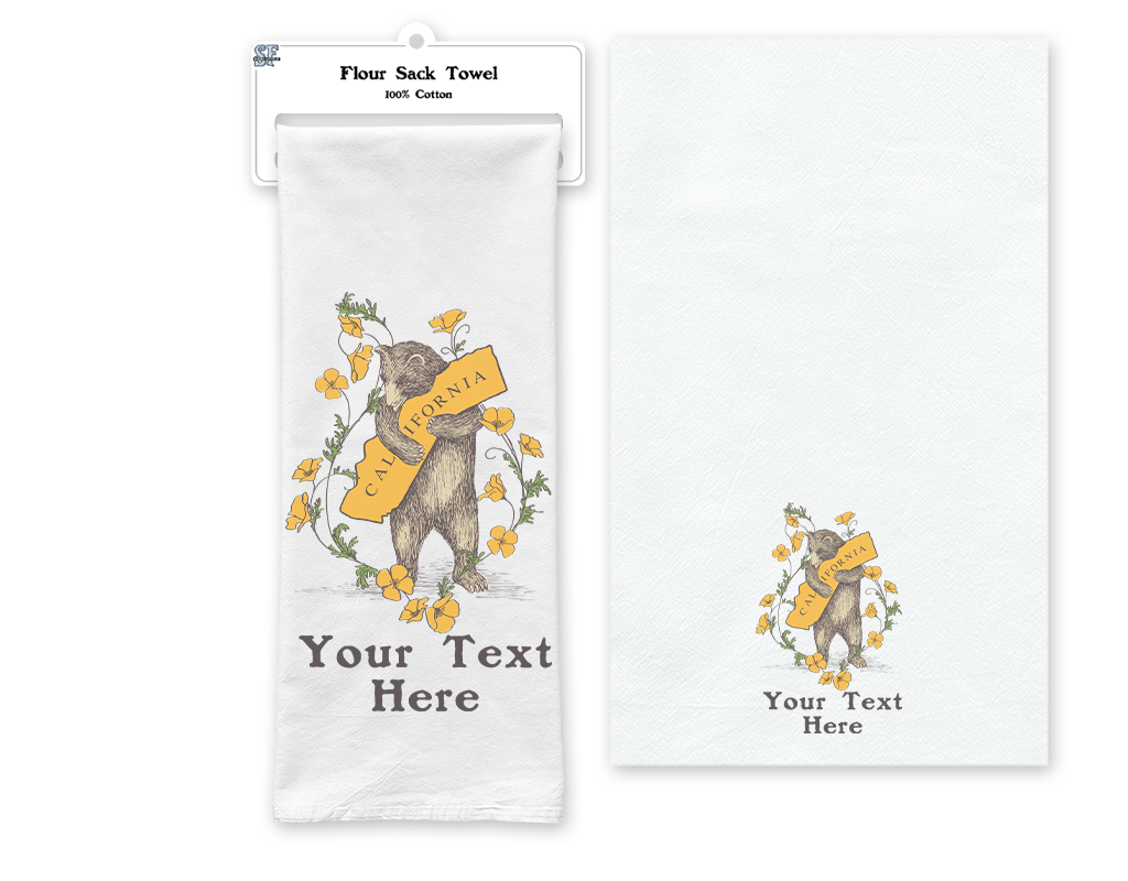 SF Mercantile - Wholesale Tea Towel - Customizable Flour Sack Tea Towel 22" x 36"5