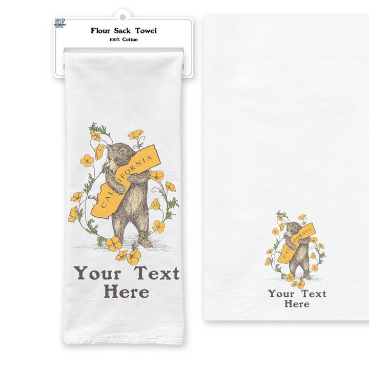 SF Mercantile - Wholesale Tea Towel - Customizable Flour Sack Tea Towel 22" x 36"5