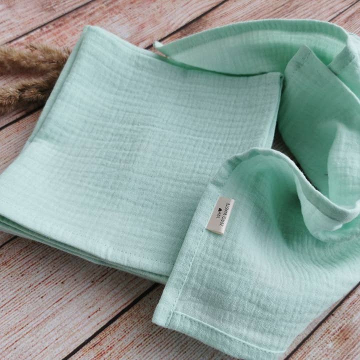 Bloom Pads - Wholesale Dinner & Cloth Napkin - Organic cotton muslin napkin Set of 5, Range of colors7