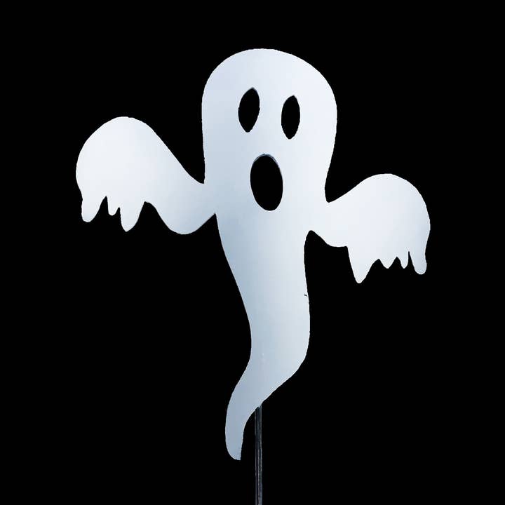 Garden Deva Sculpture Co. - Wholesale Garden/Lawn Stake - Shy Ghost Garden Pole0