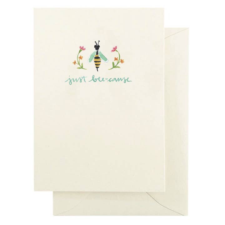 Just Bee-Cause for wholesale by Mary Thrailkill Art & Design