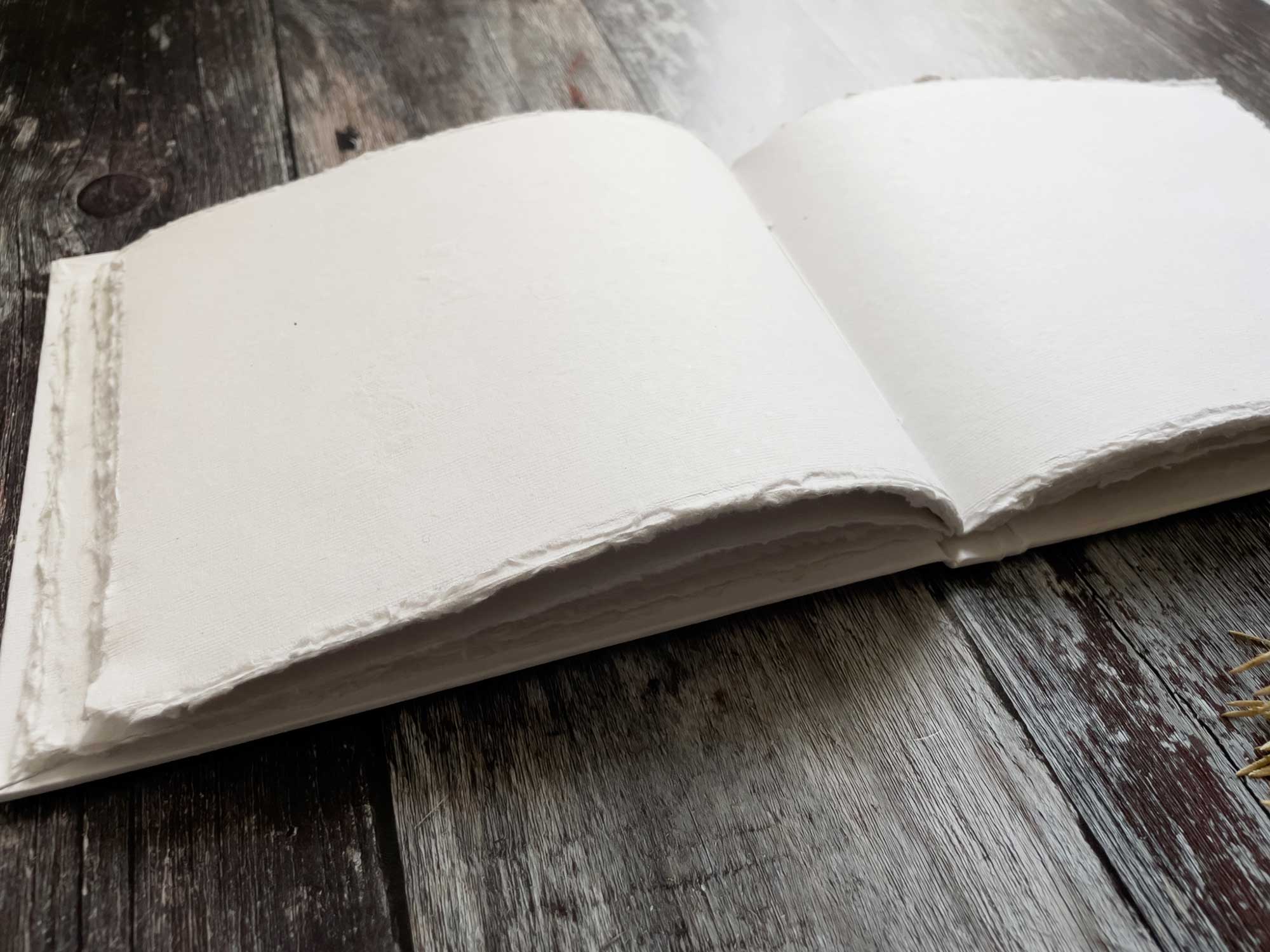 The Natural Paper Company – wholesale Notebook – Blank White Notebook | Journal | Handmade Cotton Rag Paper2
