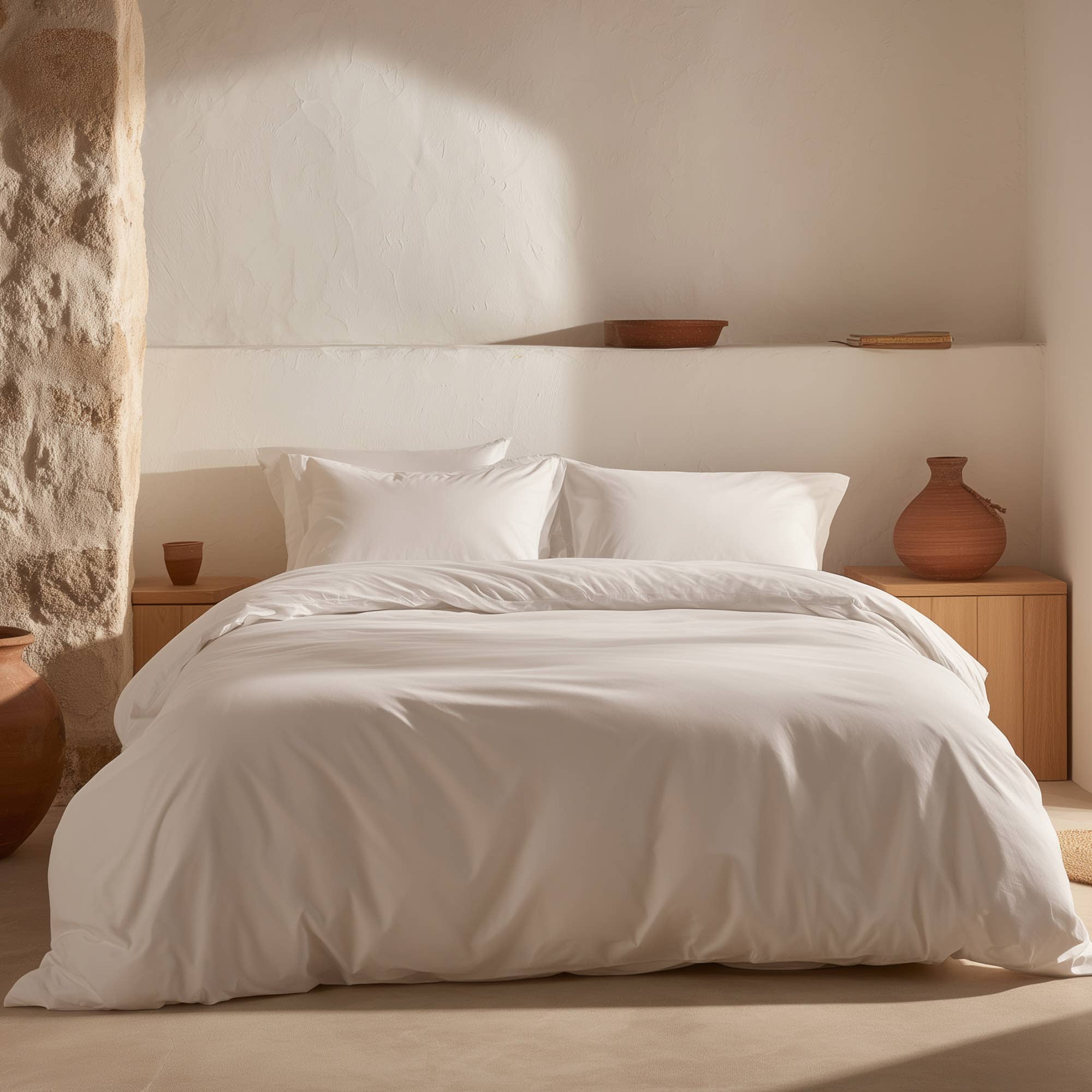 GAMUSI - Vente Housses de couette - Housse de couette 100 % coton, 144 fils, set 2/3 pièces6