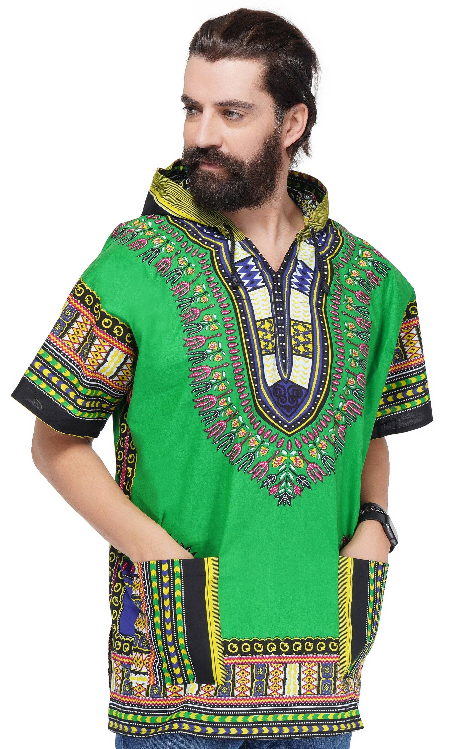 Satsuma Wholesale - Wholesale Hoodie - Men's - Unisex Dashiki Hoodie3