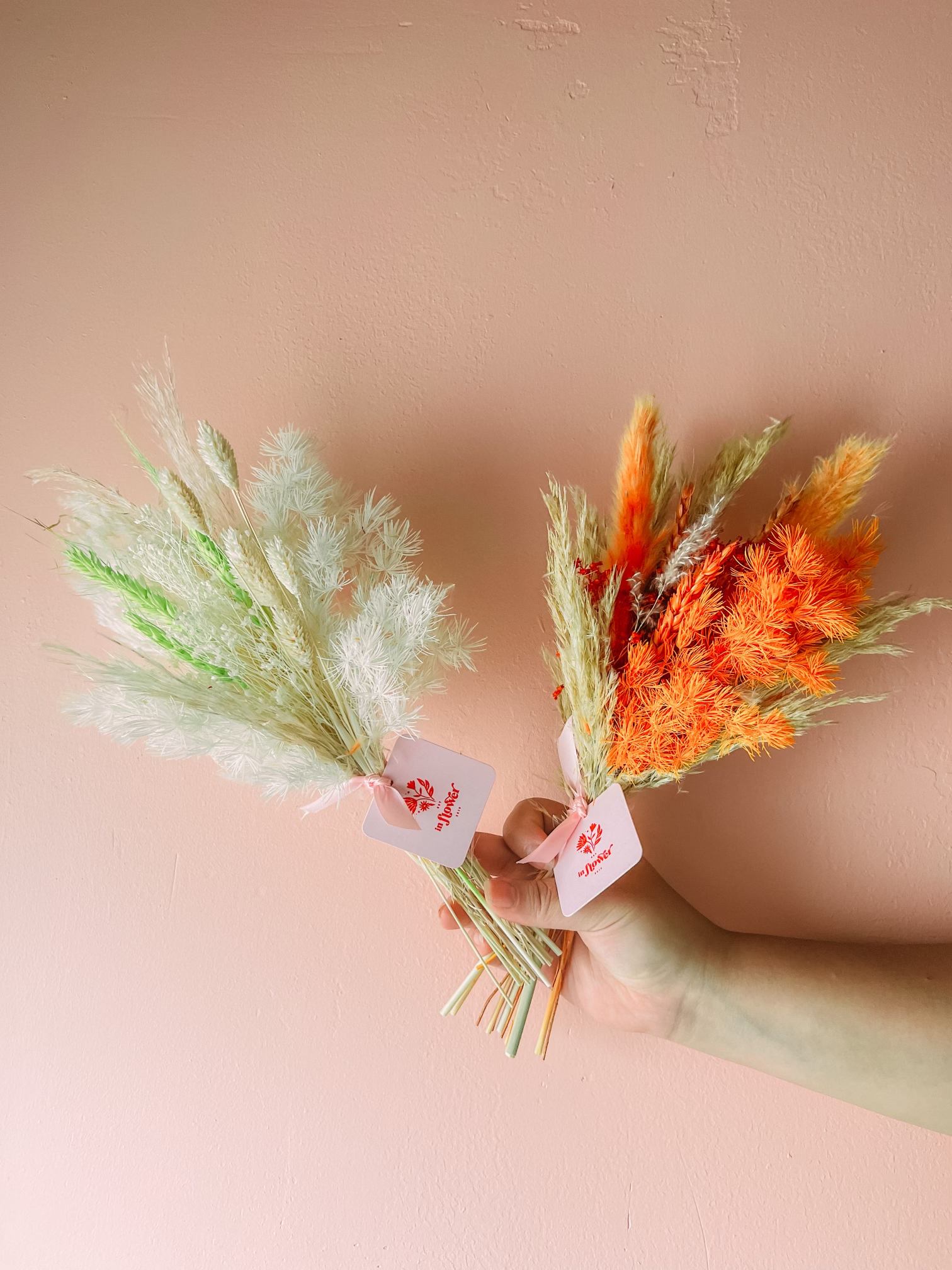 In Flower – Engroshandel Tørrede/pressede blomster – Mini buket 1