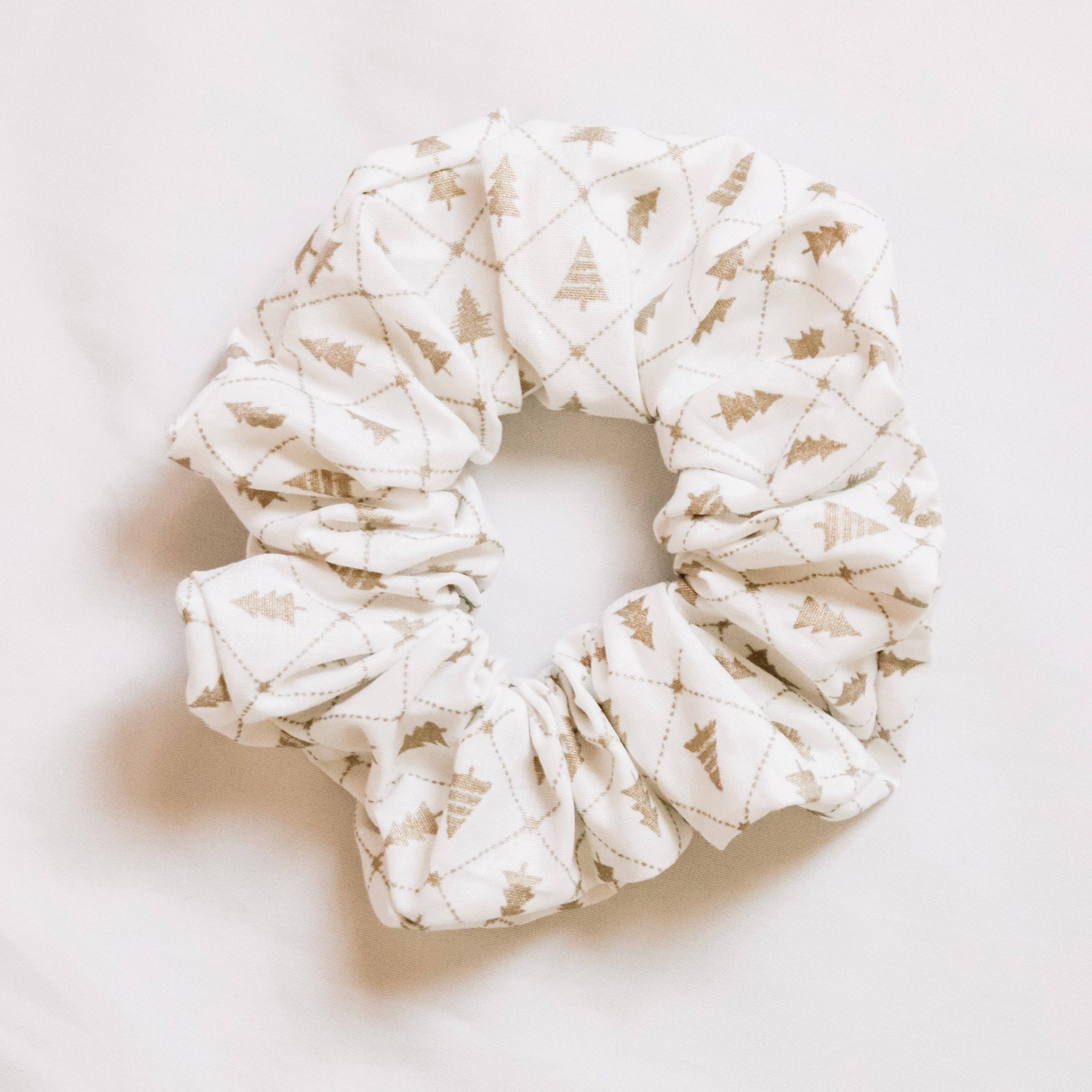 Tana’s Scrunchies - Wholesale Scrunchie - Women's - Gold Tree Cotton Scrunchie