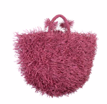 SANS-ARCIDET PARIS – Großhandel Strandtaschen – Runde Strandtasche SS25 mit handgefertigten Fransen8