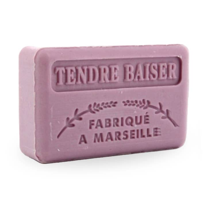 Baiser tendre - Savon français avec beurre de karité bio 125g pour la vente par Au Savon de Marseille