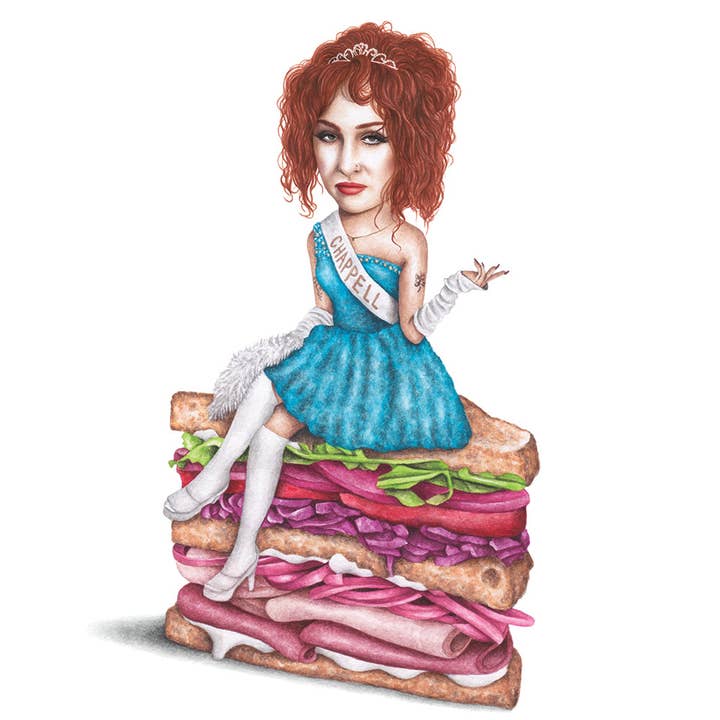 Chappell Roan - Watercolor Print and other Purchase Wholesale chapeu. Free Returns & Net 60 Terms on Faire trending on Faire.