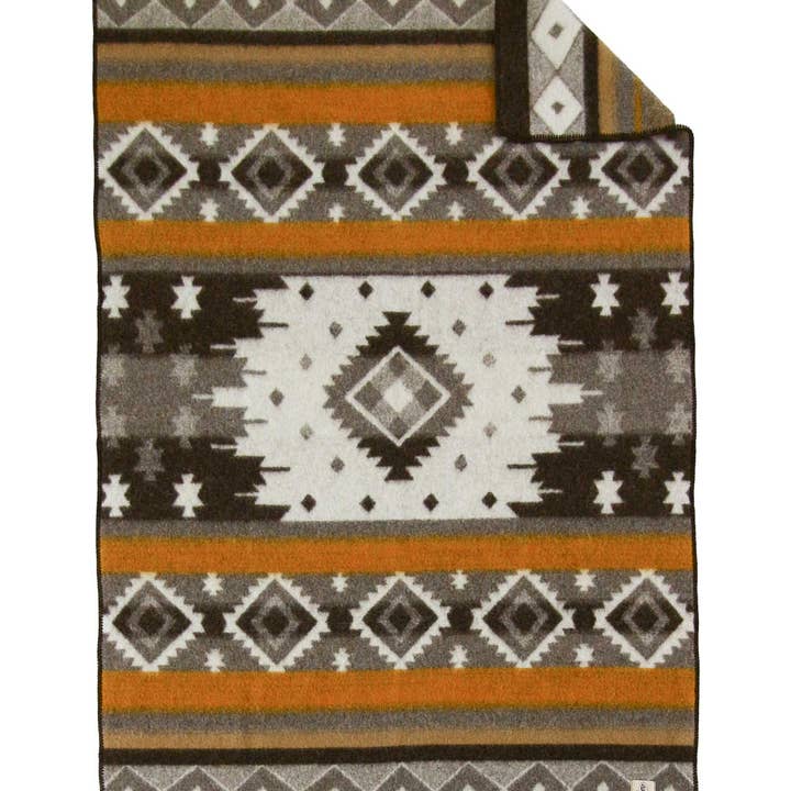 MoST - Wholesale Bedding Blanket - Wool bed Blanket TRIBE - double - bronze2