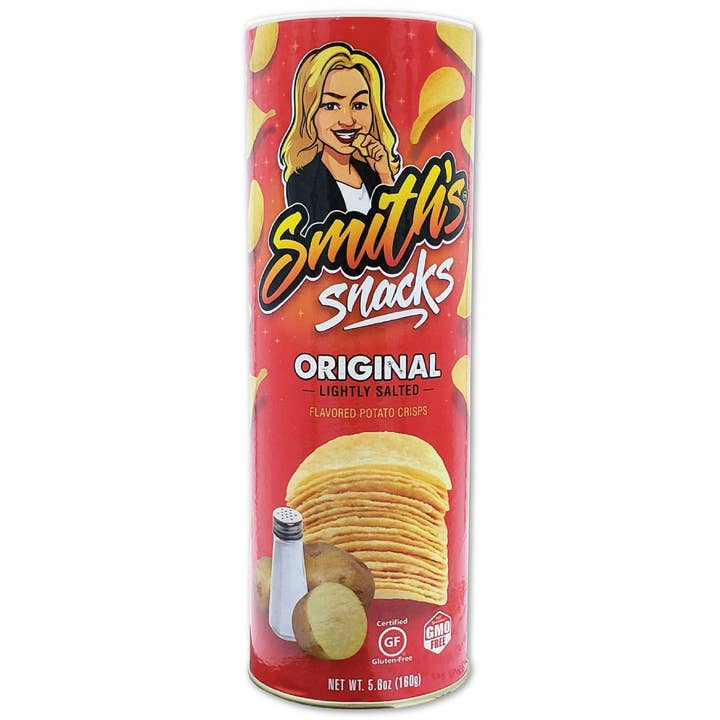 Smith Brands - Wholesale Prank/Gag Gift - Snake in a Can Prank Gag - Smith's Snacks Potato Chip Can Snake Joke