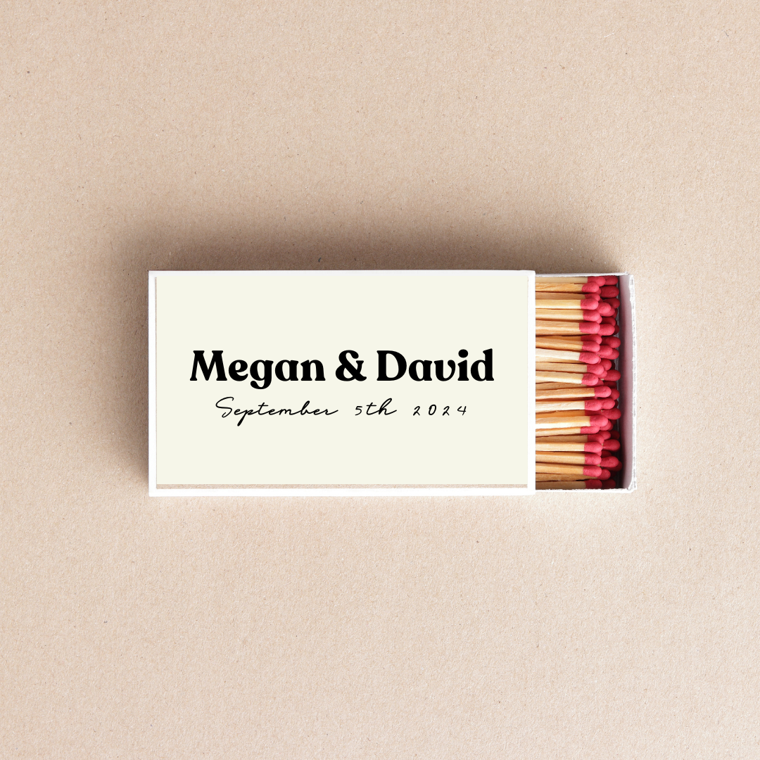 Twentynine Luxury - Venta al por mayor Regalo para invitados - Cajas de cerillas personalizadas Cajas de cerillas personalizadas Recuerdos personalizados6