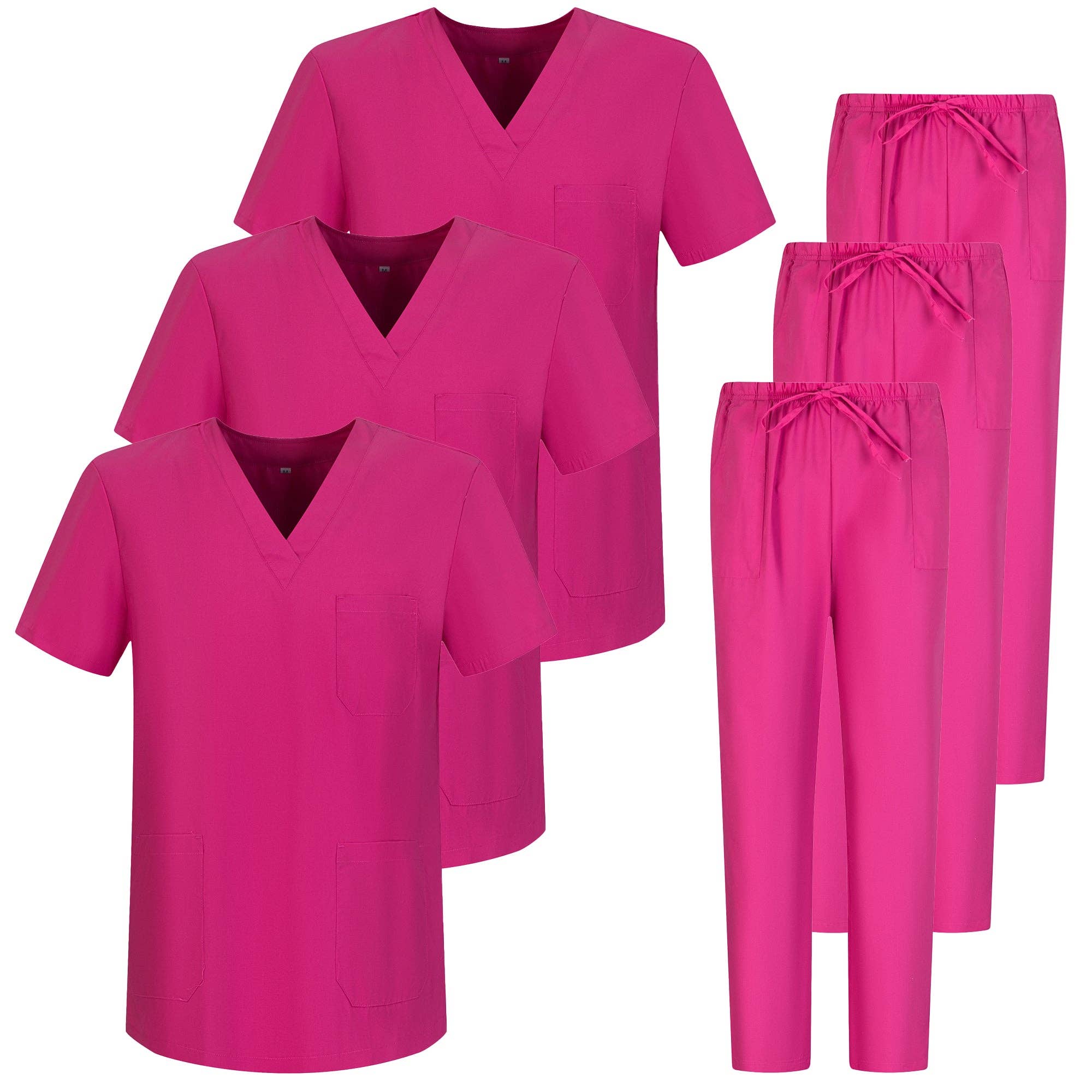 MISEMIYA - Wholesale Healthcare Uniform - Women's - 3-Unit Pack - Unisex Sanitary Uniform 3-6801-68027