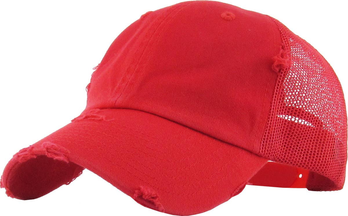 KBETHOS – Großhandel Basecap – Unisex – Vintage-Trucker-Cap mit Mesh-Einsätzen40