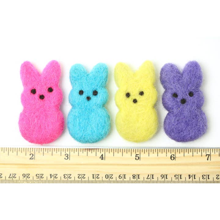 The Felt Pod – Engroshandel Bordpynt – Filtet Kaninfigurer – påskeuro af 100 % uld12