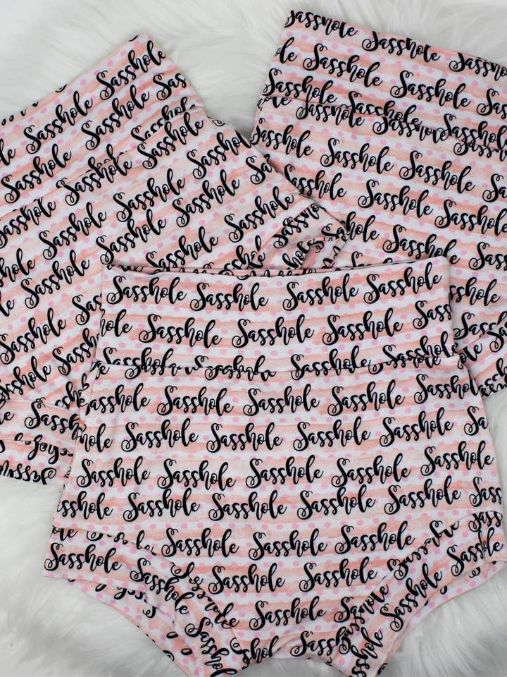 Sasshole Baby Girl Bummies for wholesale by Sew Southern Kids Couture