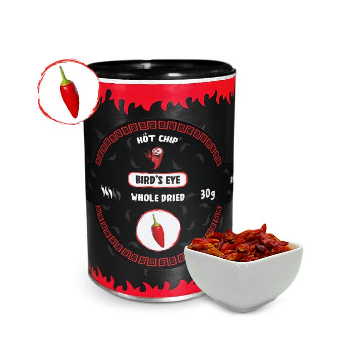 BIRD'S EYE DRIED PEPPERS 30 g for wholesale by HOT-CHIP