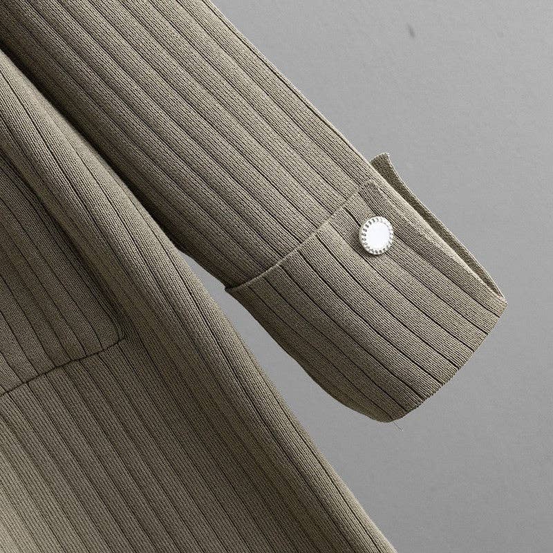 kycozy - Vendita all'ingrosso Completo top e pantaloni (NON loungewear) - Donna - Set Canotta a Maglia con Scollo a V e Pantaloni a Vita Alta a Gamba Larga3