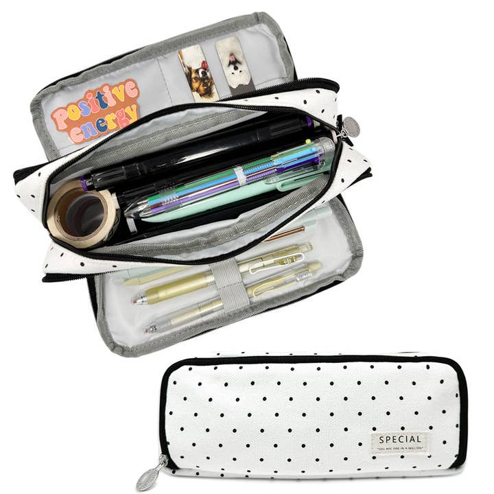 Wrapables.com - Wholesale Pencil Case/Pouch - Wrapables Large Capacity Pencil Case, 3 Compartment Pouch36