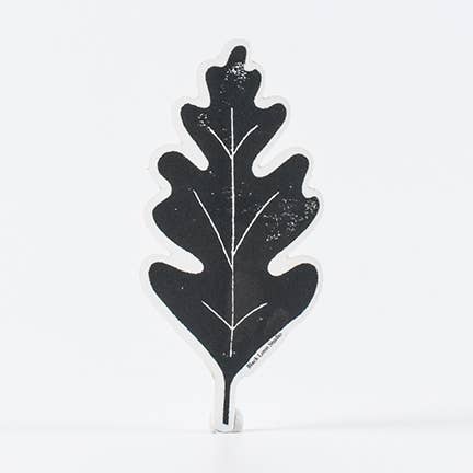 Oak Leaf Sticker for wholesale by Black Loon Studio
