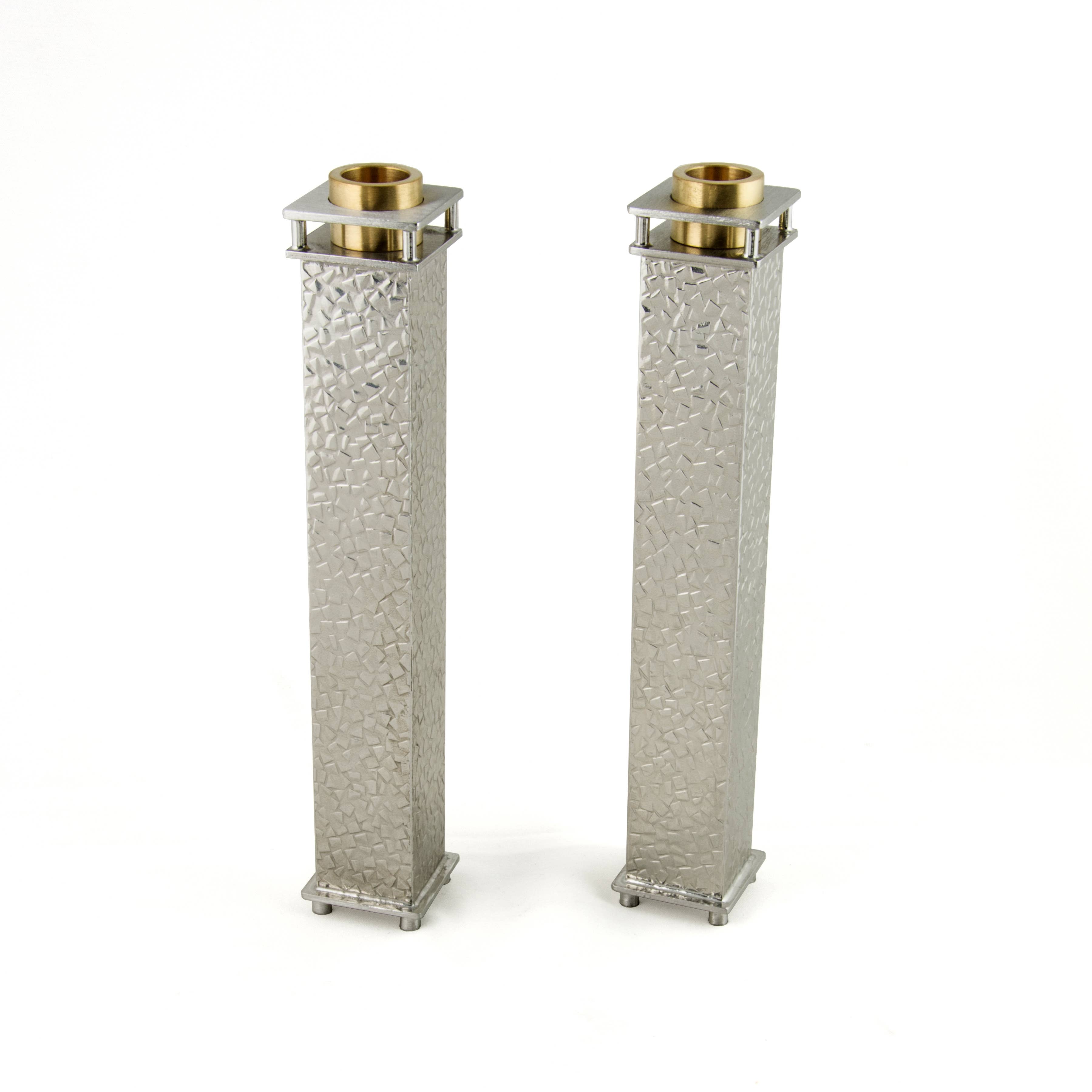 Joy Stember Metal Arts Studio LLC - Vente Bougeoirs - Grands bougeoirs carrés Joy Stember0