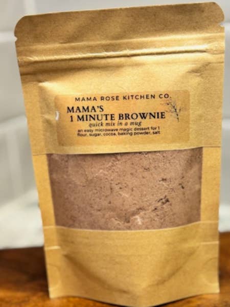 Mama's 1 minute Brownie for wholesale by Mama Rose Kitchen Co