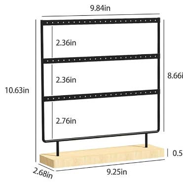 SKD008 Earring Display for wholesale by Heavy Metal Jewelry