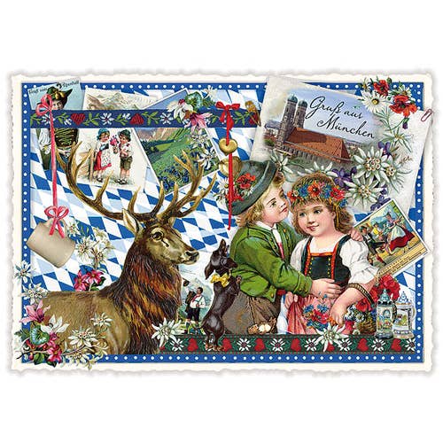 Actetre Deutschland Gmbh - Wholesale Postcard - Munich, my city (3D cities postcard), PK807