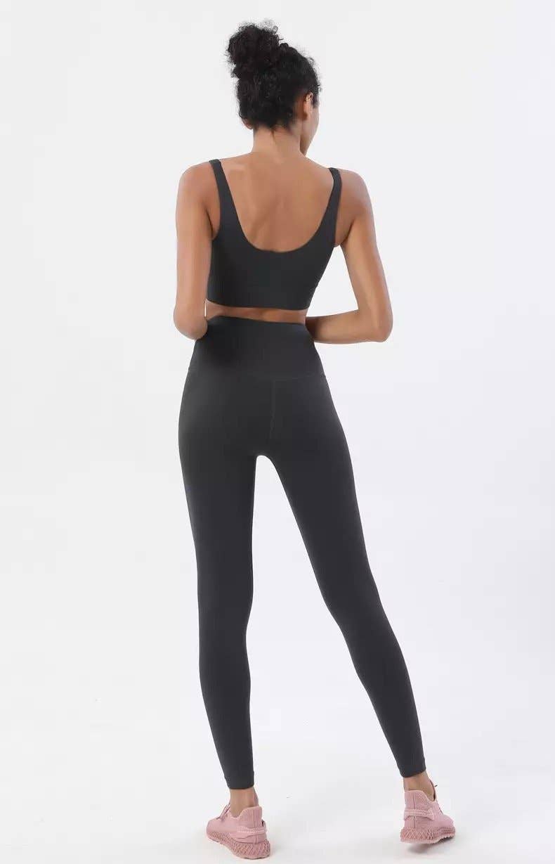 Belsize Activewear - Wholesale Athletic/Lounge Leggings - Women's - Zero Feel Black Leggings3