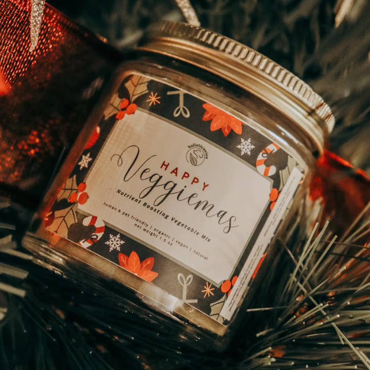 Happy Veggiemas | Nutrient Boosting Vegetable Mix Supplement for wholesale by holisticanine