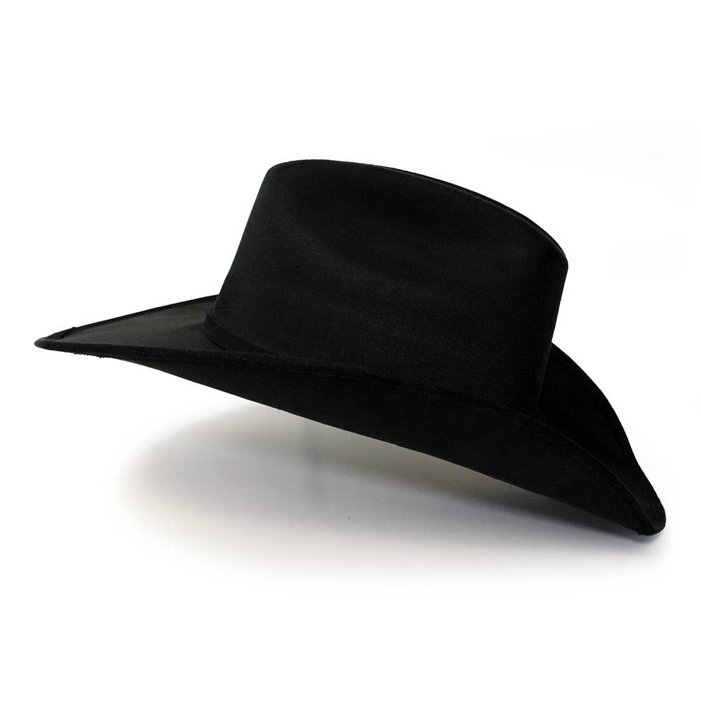 Western Express – Chapéu de cowboy - Unissexo por atacado – Chapéu de Gado Ocidental Preto com Detalhe de Cabeça de Cavalo na Faixa5