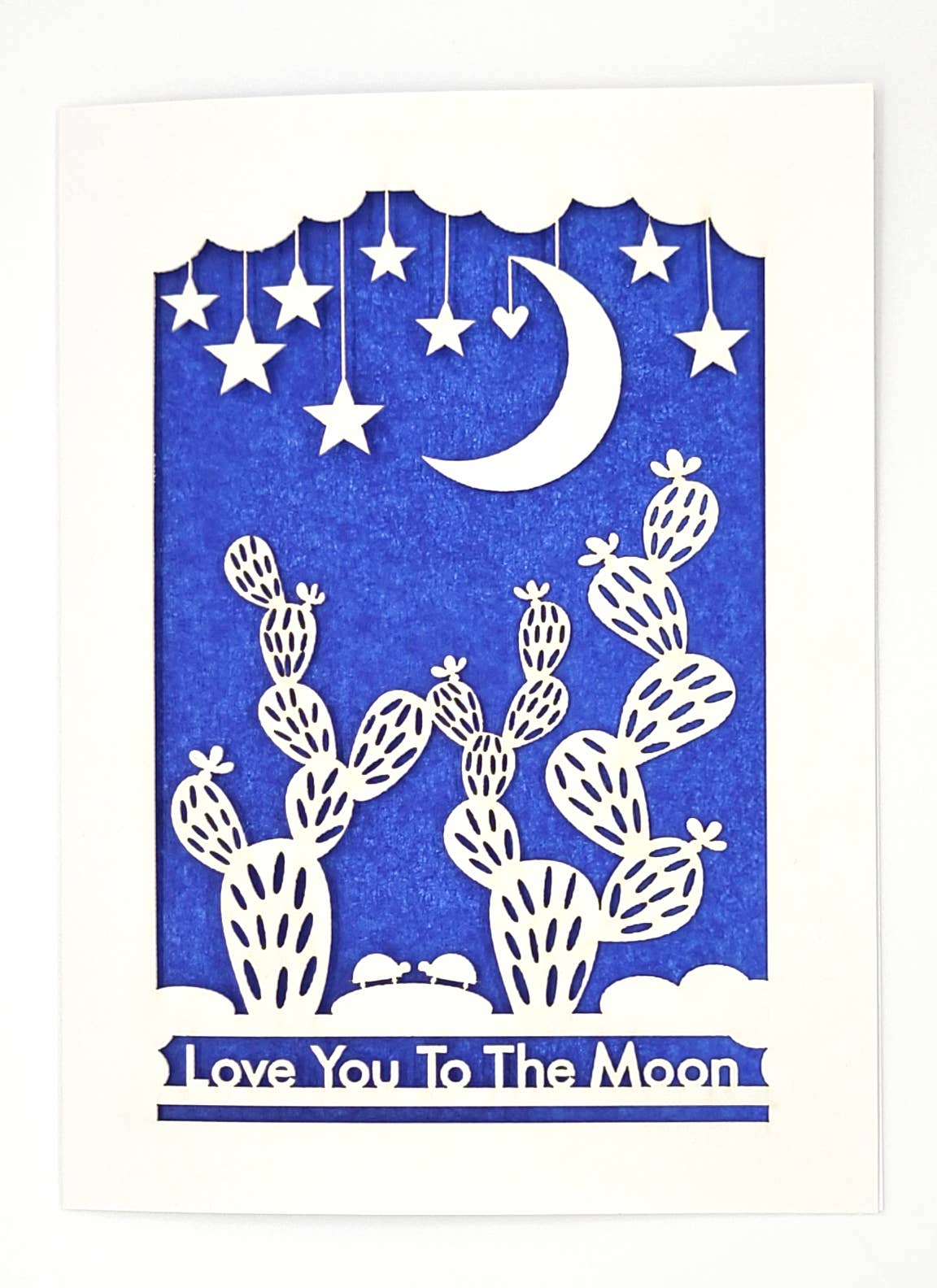 two hermanas - Venta al por mayor Tarjetas de amor - Te quiero a la Luna - Cactus10