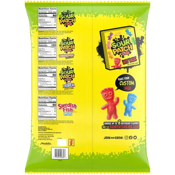 Pistest – wholesale Gummy – SOUR PATCH Mini Soft & Chewy Candy Variety Pack1