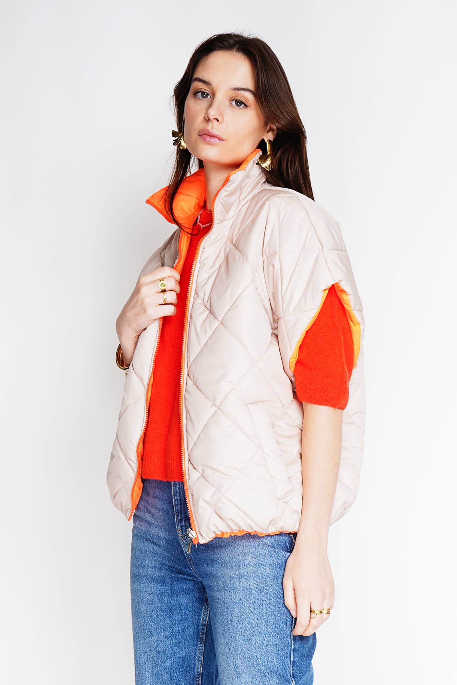 NOELINE - Wholesale Puffer Jacket - Women's - Quilted jacket 8858-UNI2