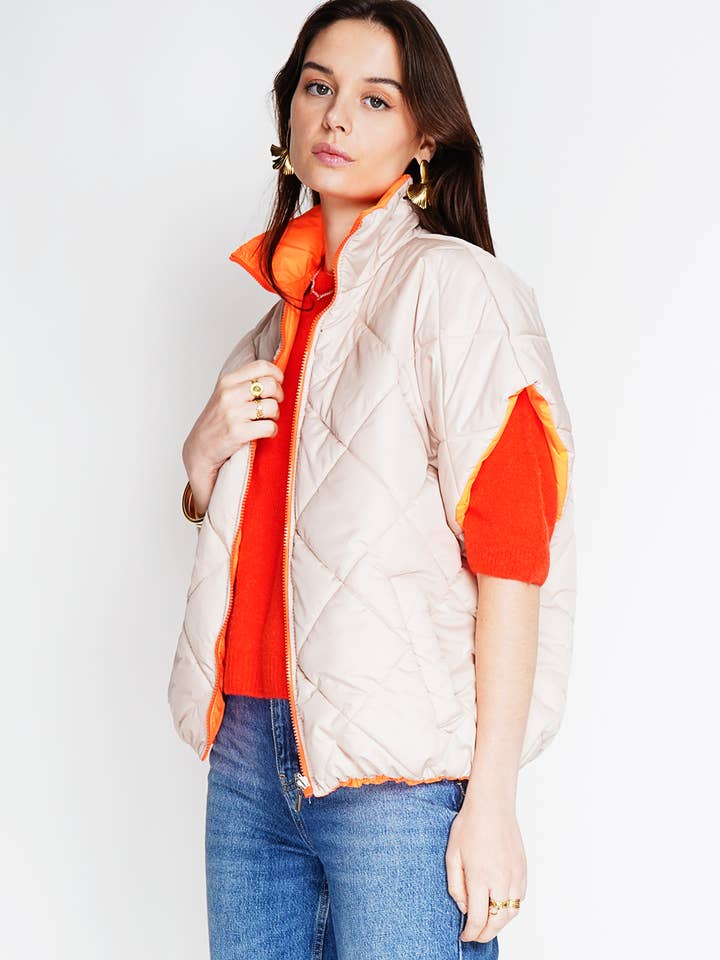 NOELINE - Wholesale Puffer Jacket - Women's - Quilted jacket 8858-UNI2